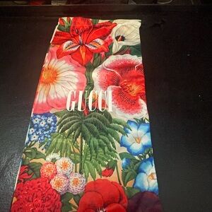 Gucci Floral Dust Bag / Accessory Pouch